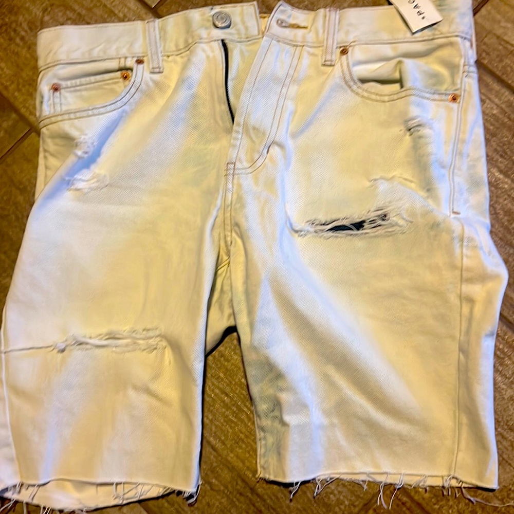 New with tags pac sun denim cutoffs size 32 - light type dye color
